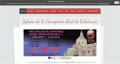 Desktop Screenshot of iglesiacalatravas.com